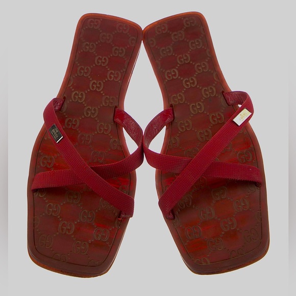 Gucci logo sandal. SOLD - Picture 3 of 5